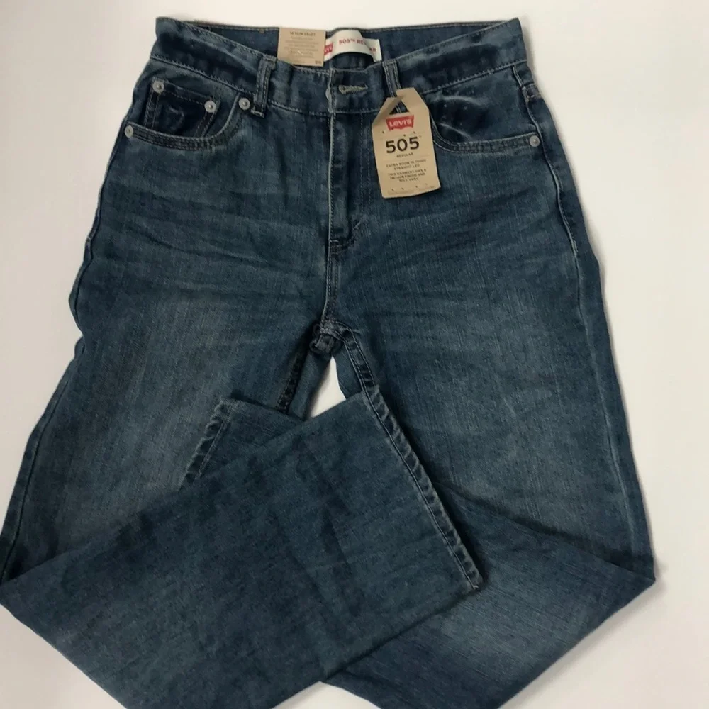 Kids LEVIS 505 REGULAR size 14 slim. NWT